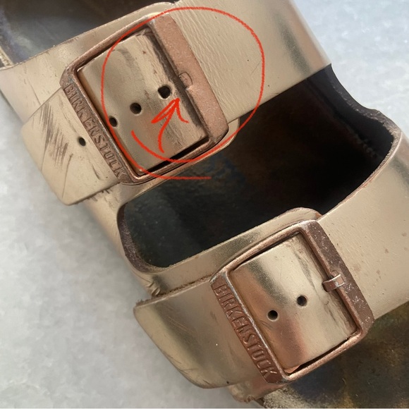 Birkenstock Arizona BS Metallic Copper SZ39/8 - Picture 8 of 8